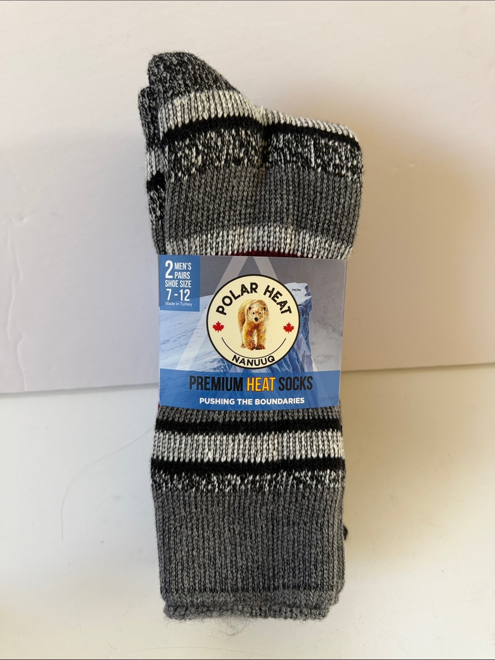 New Men’s Polar Heat 2 Pairs Premium Heat Socks